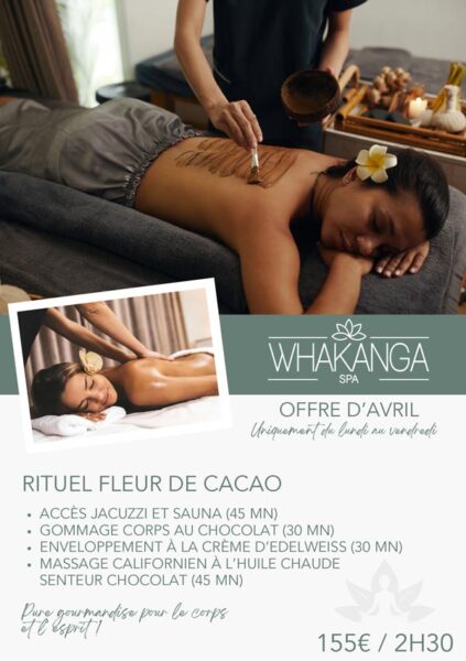 Offre Massage avril