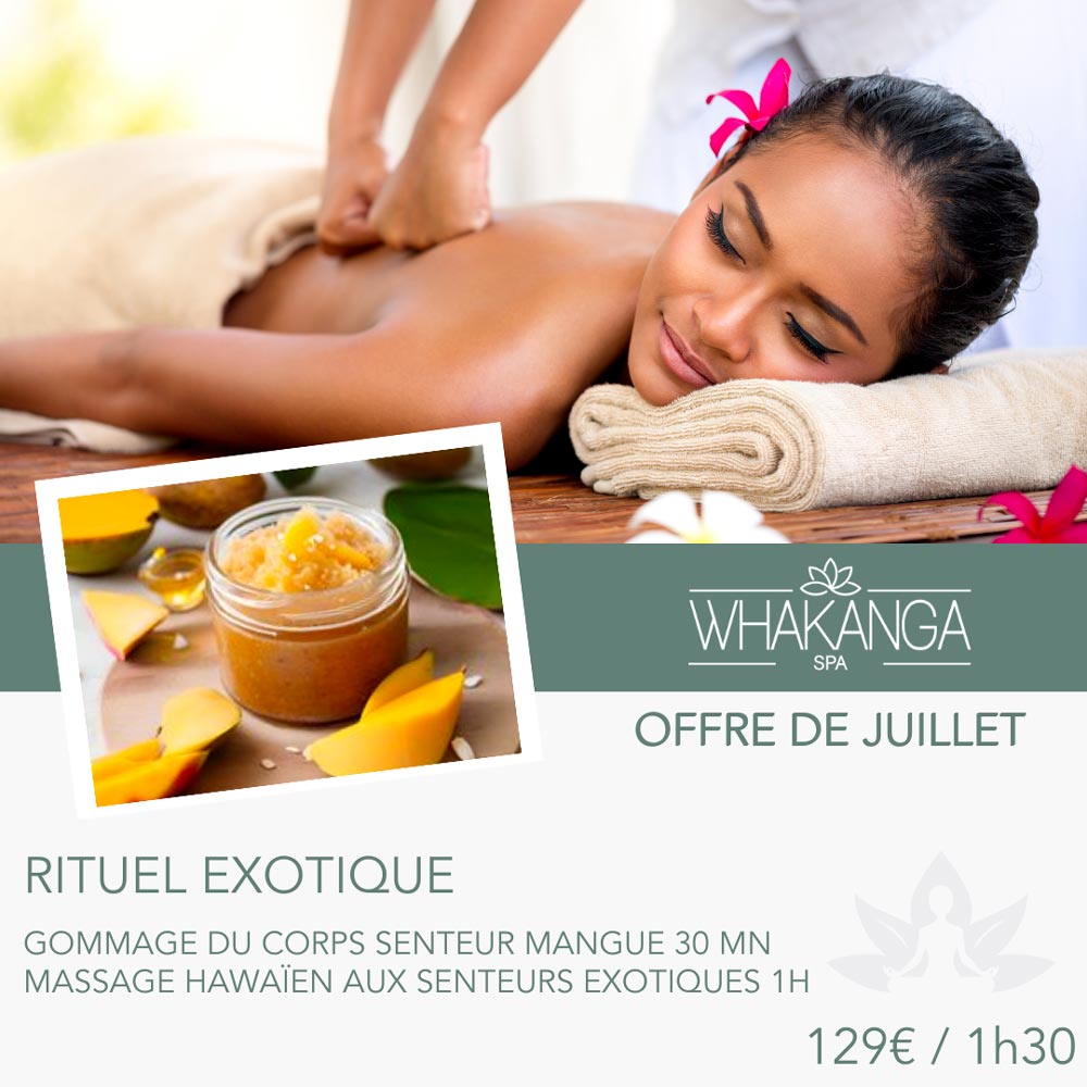 Massage offre Avril