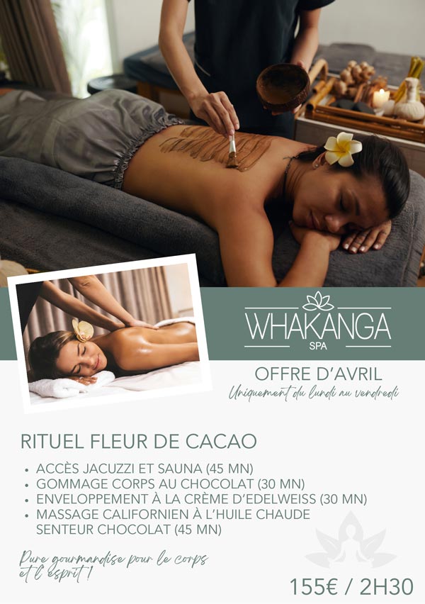 Offre Massage avril