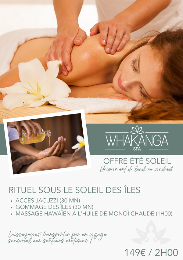 Offre Massage juillet et août